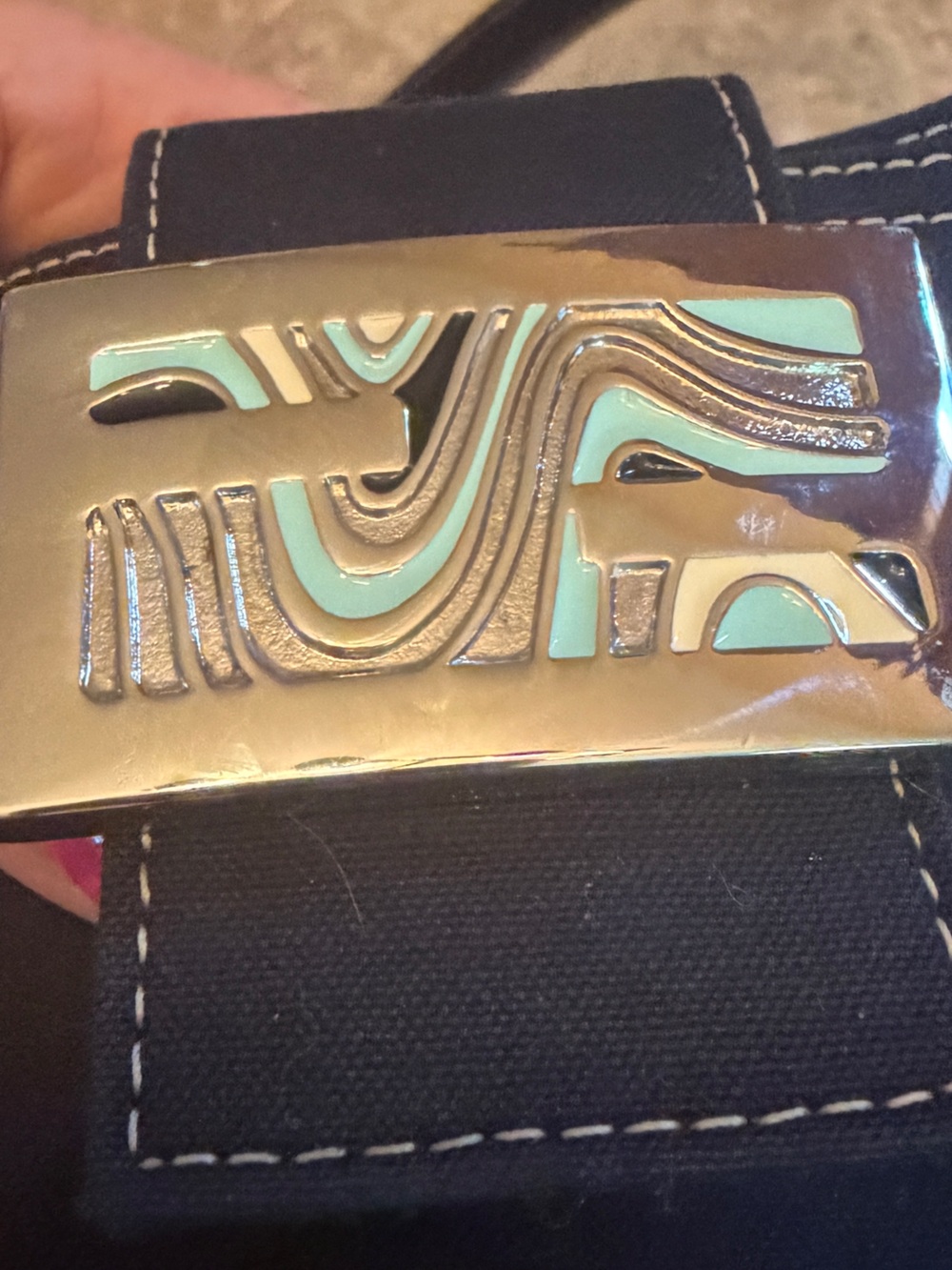 Fendi Denim Mama Baguette vintage handbag. Authentic!! - Picture 12 of 17